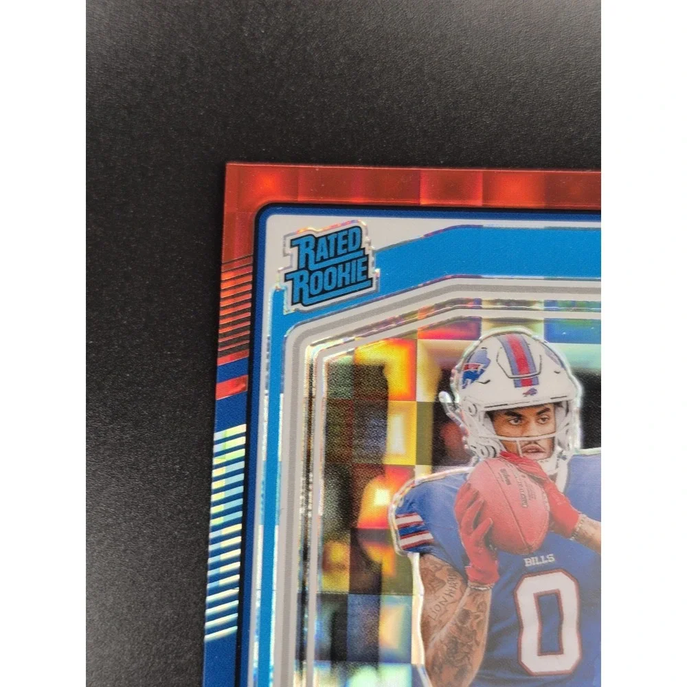 2024 Donruss Optic Rated Rookie Keon Coleman #358 Preview Red Pandora (RC) Bills